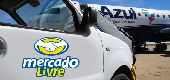 Azul Cargo Express e Mercado Livre fecham parceria