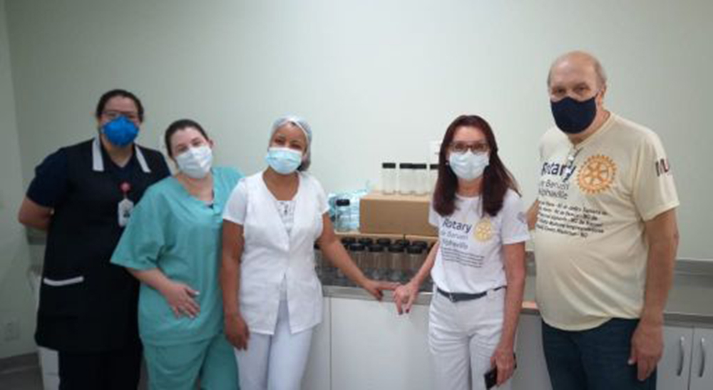 Rotary e Café Pelé fazem doação ao Hospital Municipal de Barueri