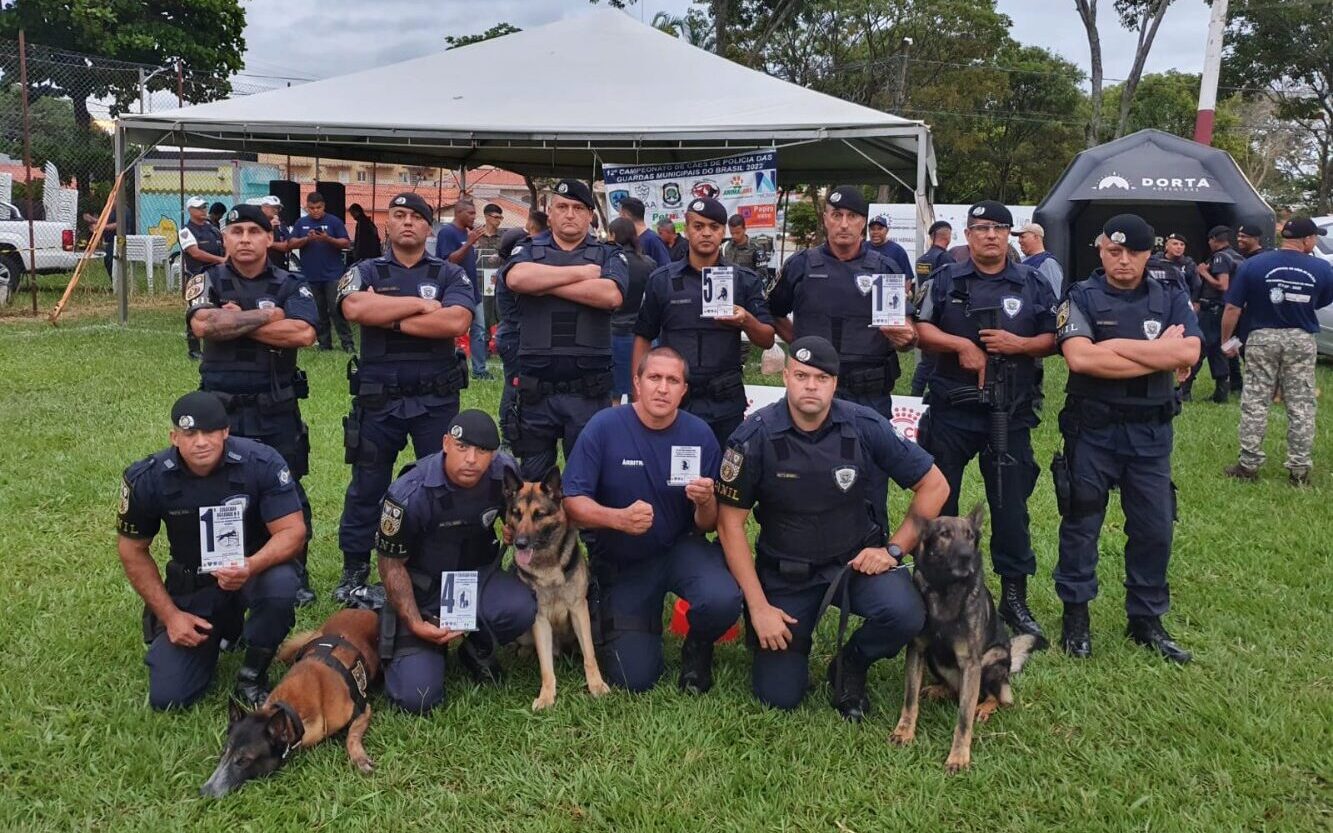Canil da GCM de Parnaíba é destaque no 12º campeonato de cães de polícia