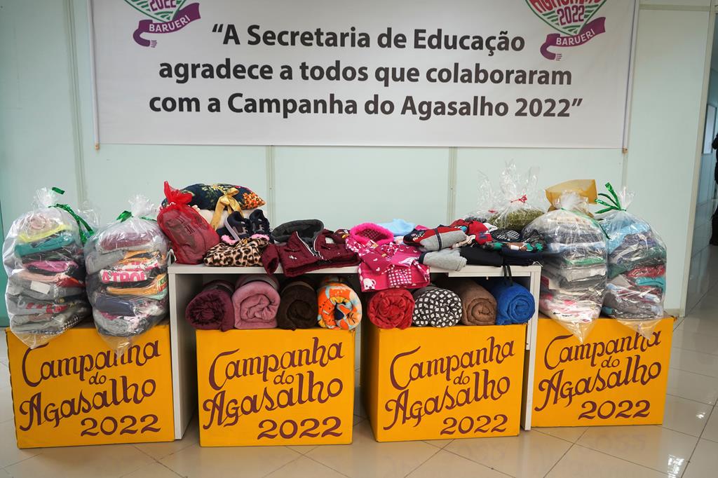 Secretaria de Educação doa mais de 5 mil peças para a Campanha do Agasalho