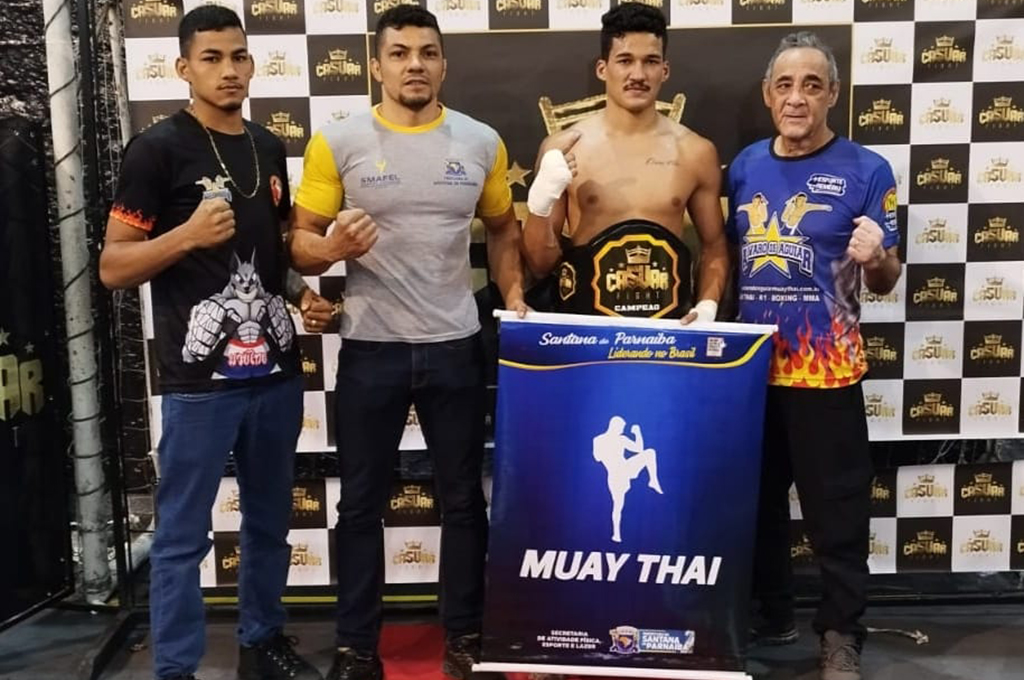 Atleta Parnaibano de Muay Thai conquista cinturão na 7ª edição do Casuar Fight
