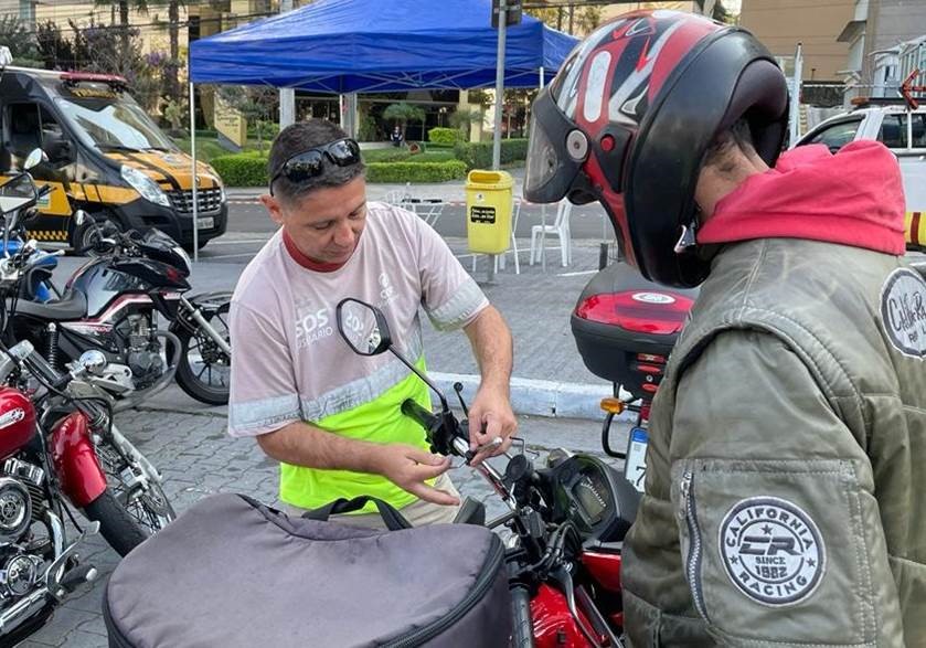 CCR ViaOeste realiza ação para motociclistas na terça