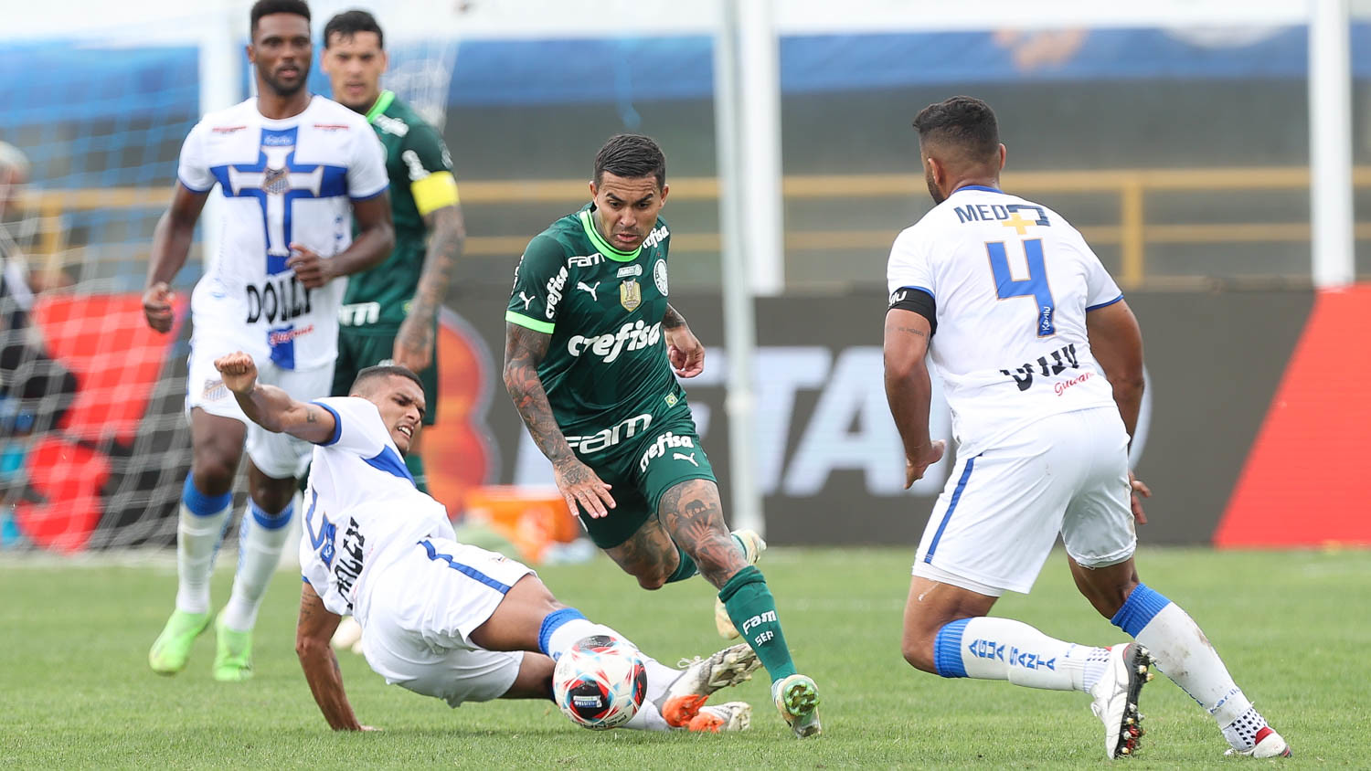 Palmeiras e Água Branca se enfrentam na Arena Barueri