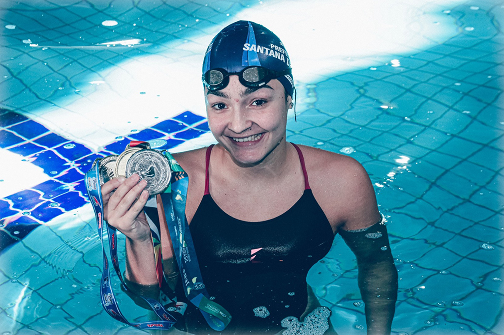 Nadadora parnaibana é convocada para os Jogos Mundiais de Esportes Escolares 2023