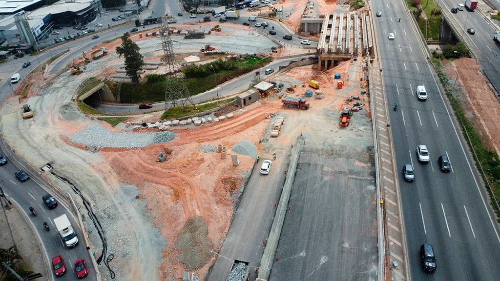 Obras no Trevo de Alphaville exigem bloqueios a partir desta sexta