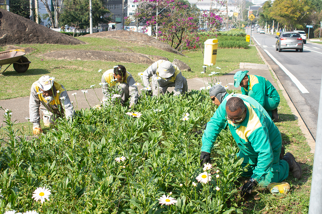 AREA intensifica cuidados nas áreas verdes e garante mais beleza do bairro com a chegada da Primavera