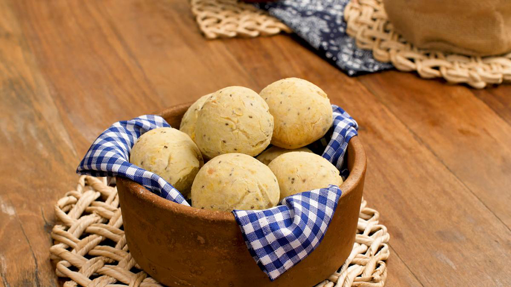 Pão de queijo – Inhame ou Batata-doce