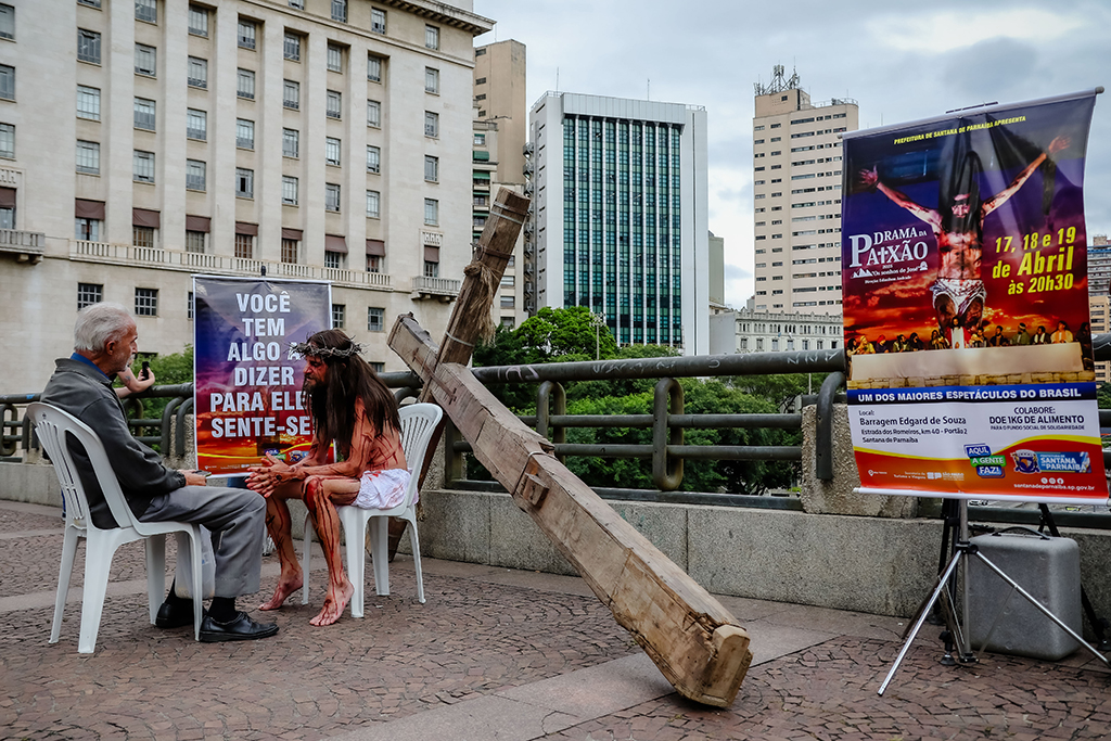 Parnaíba promove ação cultural do “Drama da Paixão” no centro de São Paulo Parnaíba promove ação cultural do “Drama da Paixão” no centro de São Paulo