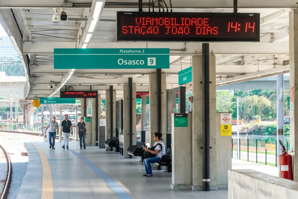 Linha 9-Esmeralda de trem urbano de SP opera com alterações para manutenção entre 26/5 e 1/6 Linha 9-Esmeralda de trem urbano de SP opera com alterações para manutenção entre 26/5 e 1/6