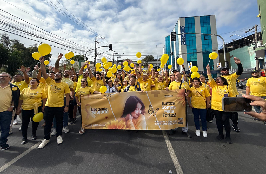 Jandira ganha destaque nacional com caminhada do setembro Amarelo