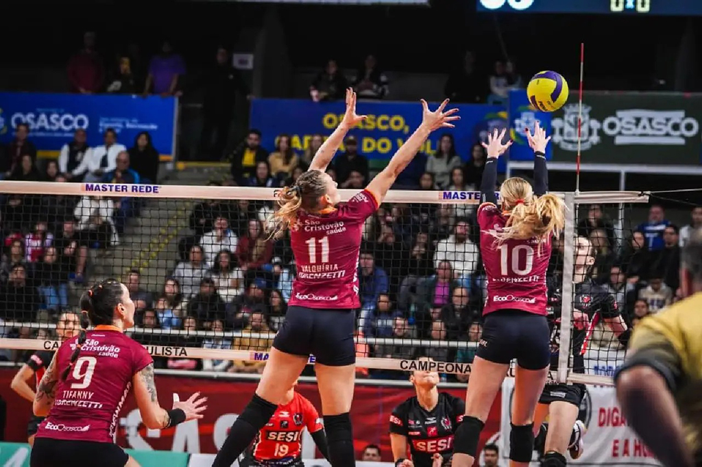 Vôlei Osasco perde para o Sesi Bauru  no Paulista