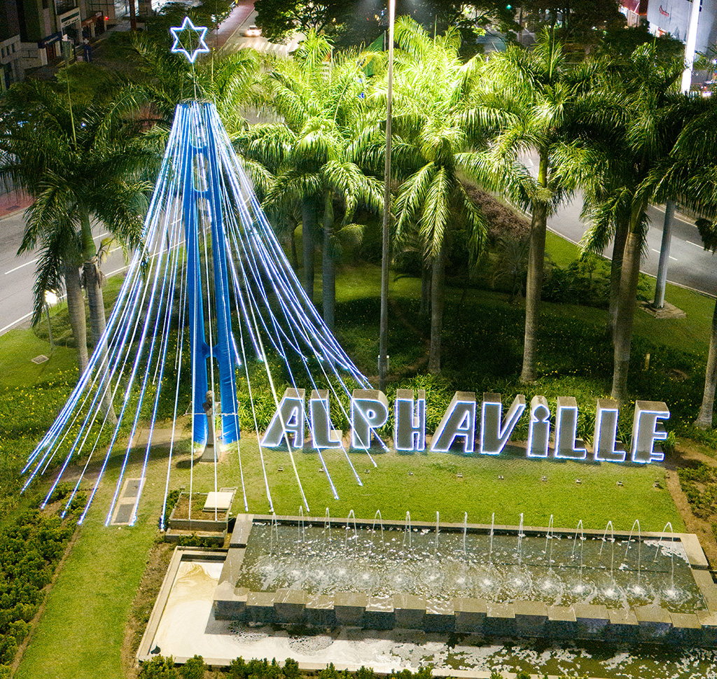 Alphaville iluminada: AREA acende o Natal no Centro Empresarial Alphaville iluminada: AREA acende o Natal no Centro Empresarial