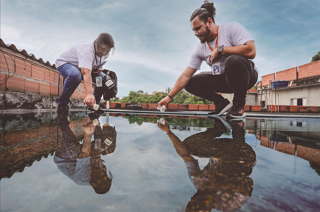 Mutirão contra a dengue mobiliza bairro Cidade São Pedro