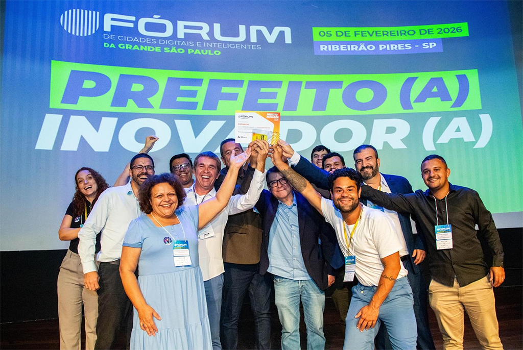 Santana de Parnaíba recebe prêmio de inovação digital