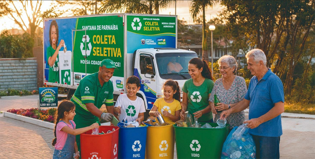 Coleta seletiva é ampliada em Santana de Parnaíba