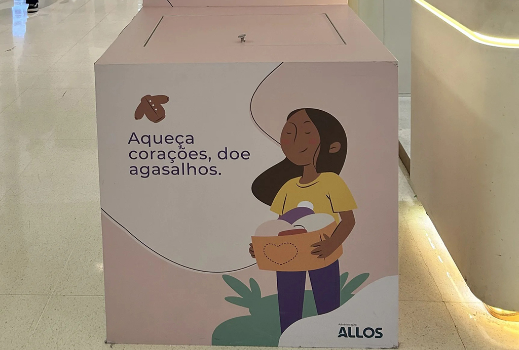 Shopping Tamboré recebe doações de agasalhos até 30 de junho Shopping Tamboré recebe doações de agasalhos até 30 de junho