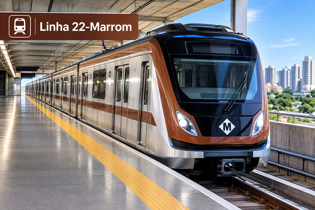 Metrô escolhe consórcio para estudos da Linha 22-Marrom até Osasco Metrô escolhe consórcio para estudos da Linha 22-Marrom até Osasco