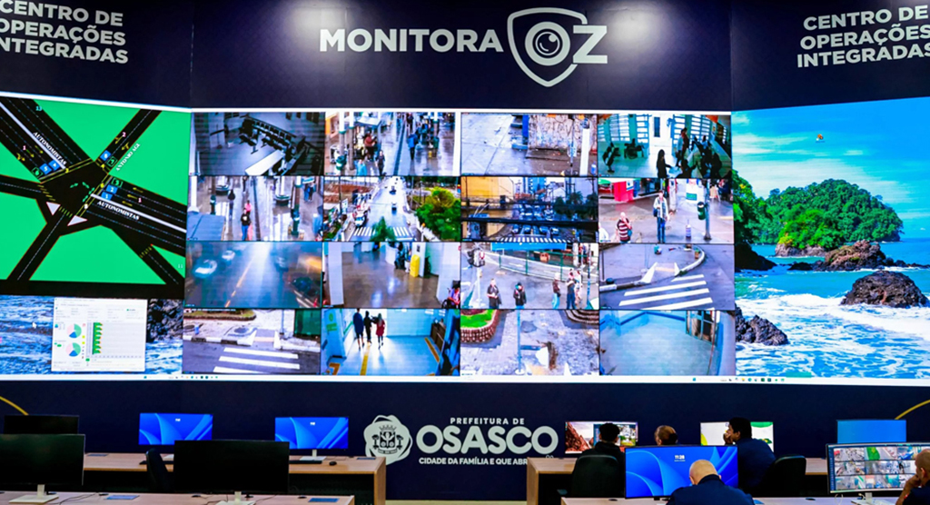 Osasco inaugura novo Centro de Segurança com mais de 4 mil câmeras integradas Osasco inaugura novo Centro de Segurança com mais de 4 mil câmeras integradas